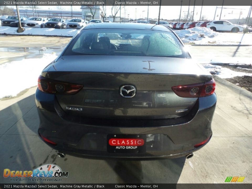 2021 Mazda Mazda3 Select Sedan Machine Gray Metallic / Black Photo #9