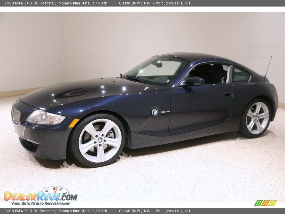 2008 BMW Z4 3.0si Roadster Monaco Blue Metallic / Black Photo #3