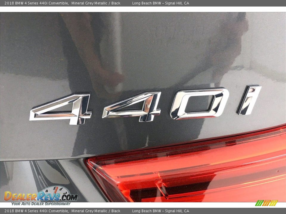 2018 BMW 4 Series 440i Convertible Mineral Grey Metallic / Black Photo #7