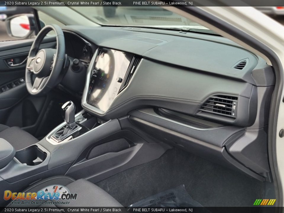 2020 Subaru Legacy 2.5i Premium Crystal White Pearl / Slate Black Photo #28