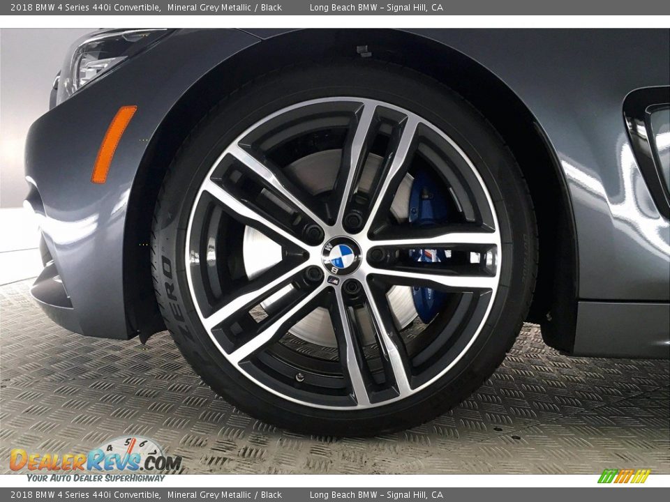2018 BMW 4 Series 440i Convertible Mineral Grey Metallic / Black Photo #8