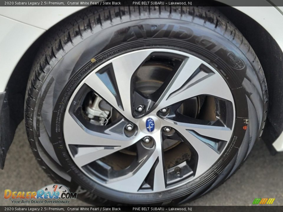 2020 Subaru Legacy 2.5i Premium Crystal White Pearl / Slate Black Photo #29