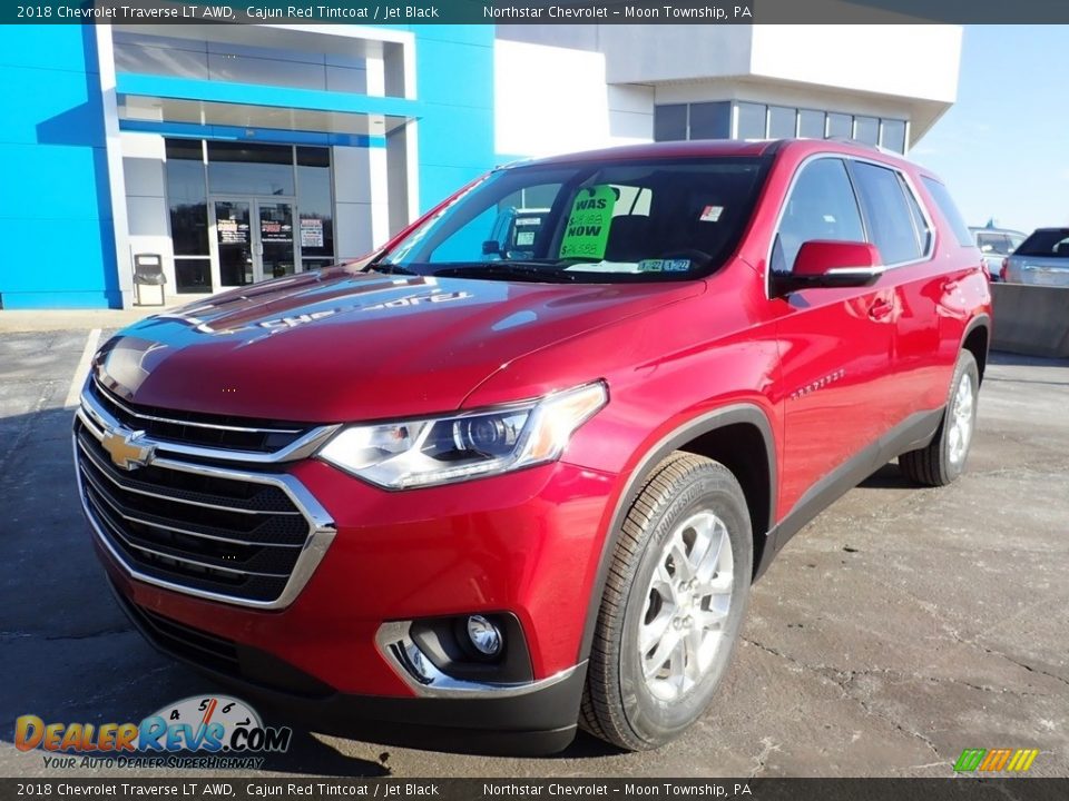 2018 Chevrolet Traverse LT AWD Cajun Red Tintcoat / Jet Black Photo #2