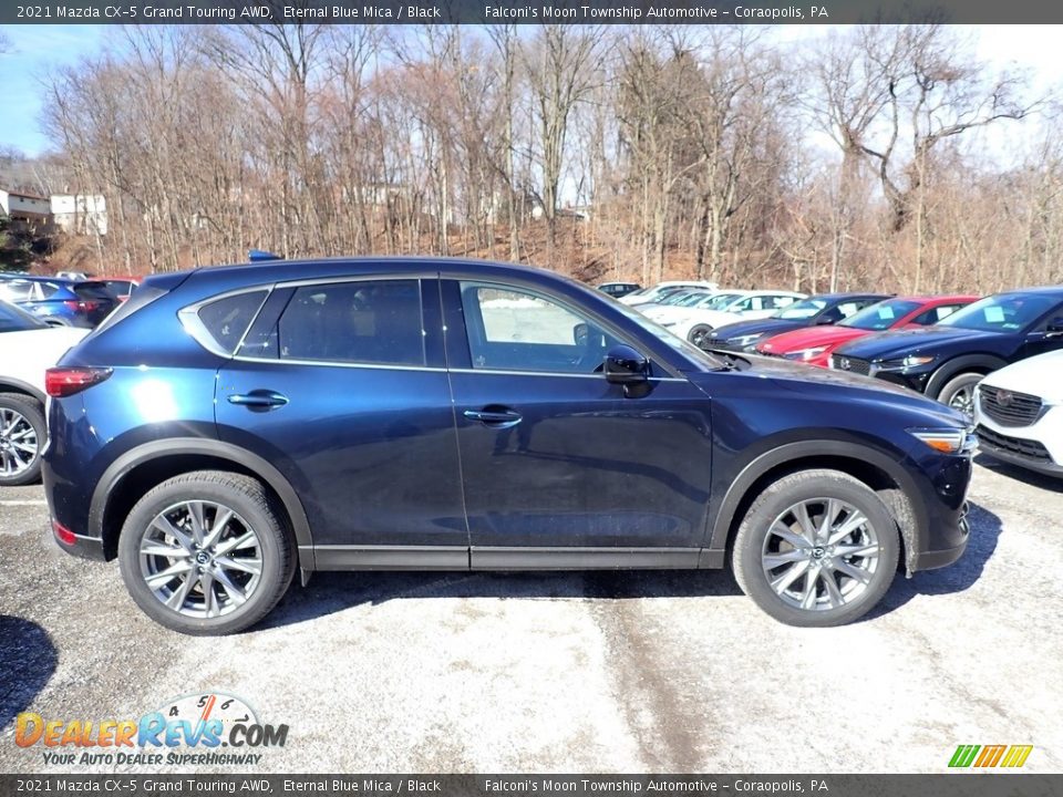 2021 Mazda CX-5 Grand Touring AWD Eternal Blue Mica / Black Photo #1