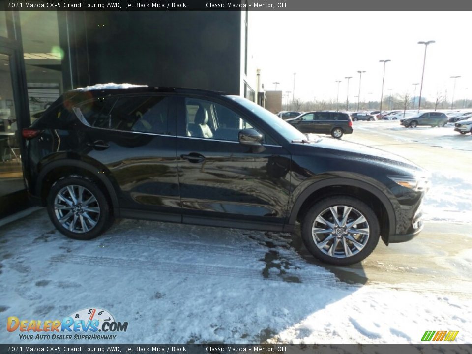 2021 Mazda CX-5 Grand Touring AWD Jet Black Mica / Black Photo #3