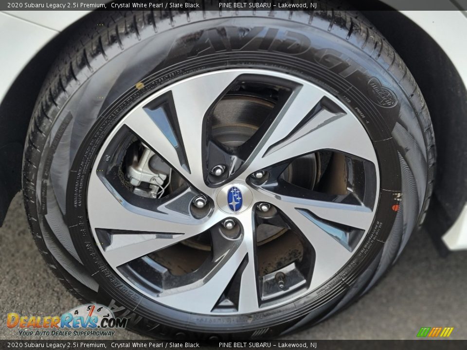 2020 Subaru Legacy 2.5i Premium Crystal White Pearl / Slate Black Photo #30