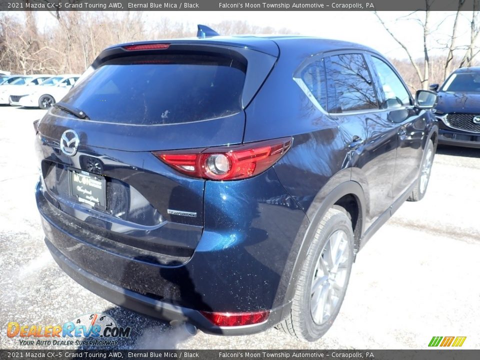 2021 Mazda CX-5 Grand Touring AWD Eternal Blue Mica / Black Photo #2