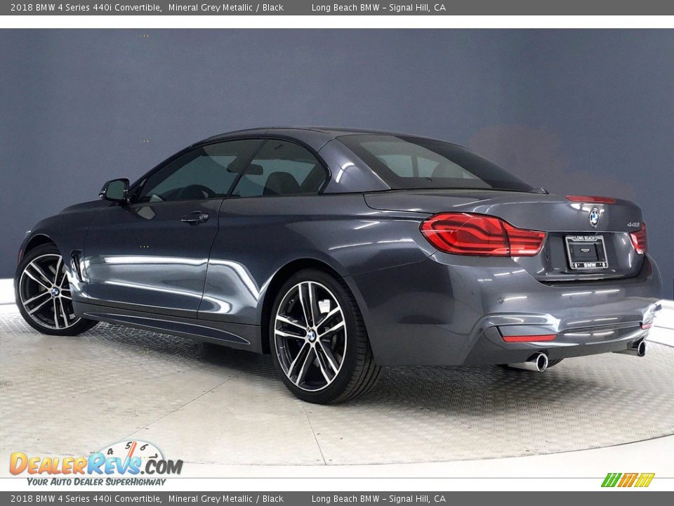 2018 BMW 4 Series 440i Convertible Mineral Grey Metallic / Black Photo #10