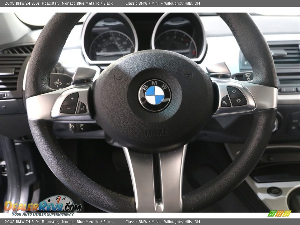 2008 BMW Z4 3.0si Roadster Monaco Blue Metallic / Black Photo #7