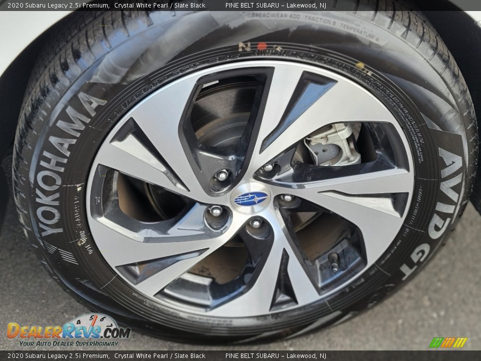 2020 Subaru Legacy 2.5i Premium Crystal White Pearl / Slate Black Photo #32