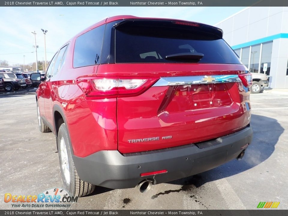 2018 Chevrolet Traverse LT AWD Cajun Red Tintcoat / Jet Black Photo #5