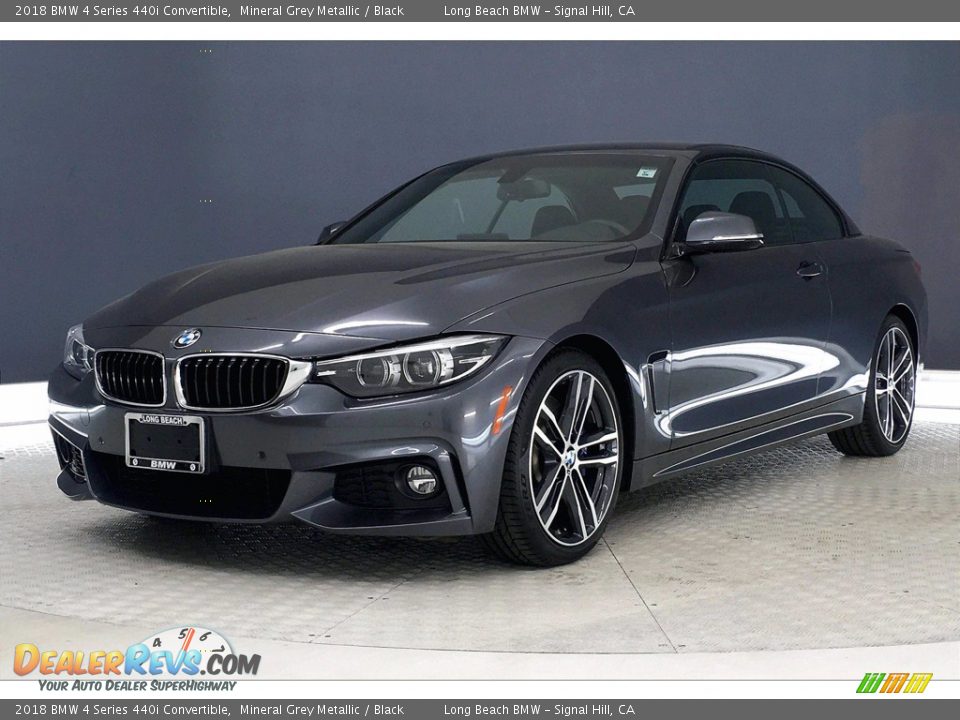 2018 BMW 4 Series 440i Convertible Mineral Grey Metallic / Black Photo #12