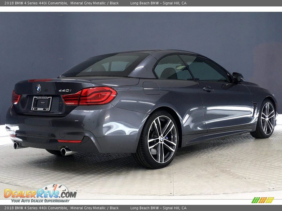 2018 BMW 4 Series 440i Convertible Mineral Grey Metallic / Black Photo #13
