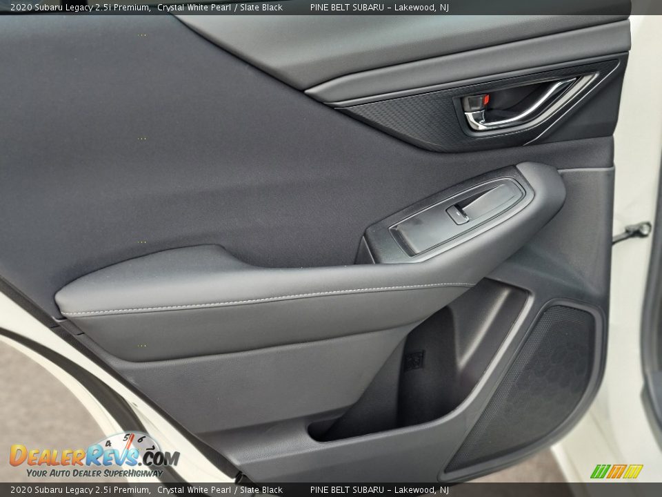 2020 Subaru Legacy 2.5i Premium Crystal White Pearl / Slate Black Photo #34