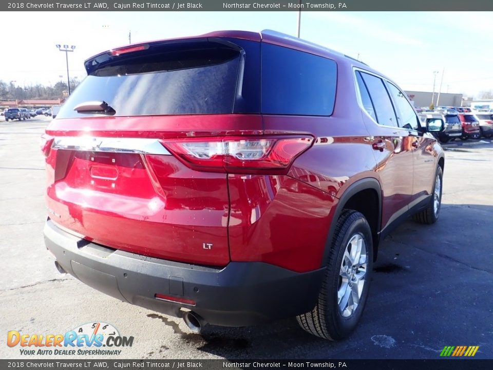 2018 Chevrolet Traverse LT AWD Cajun Red Tintcoat / Jet Black Photo #8
