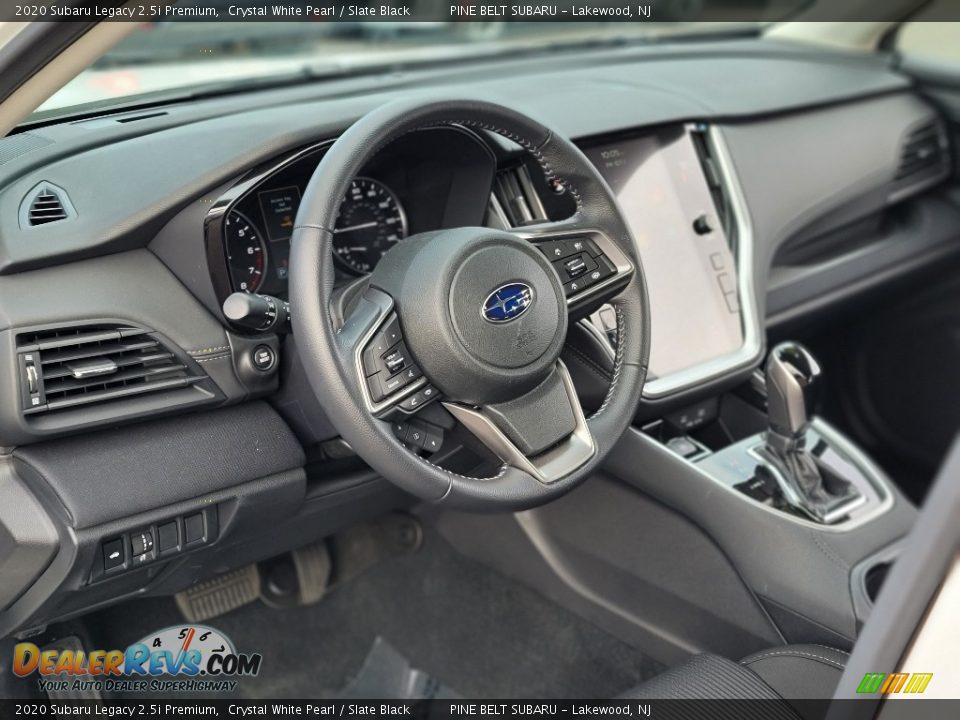 2020 Subaru Legacy 2.5i Premium Crystal White Pearl / Slate Black Photo #36