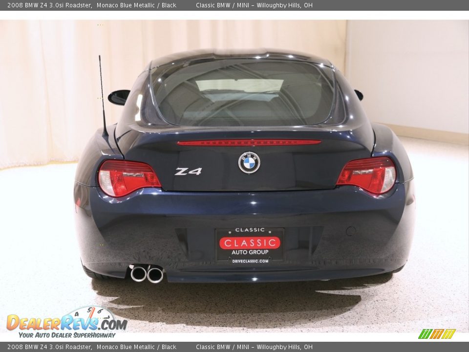 2008 BMW Z4 3.0si Roadster Monaco Blue Metallic / Black Photo #19