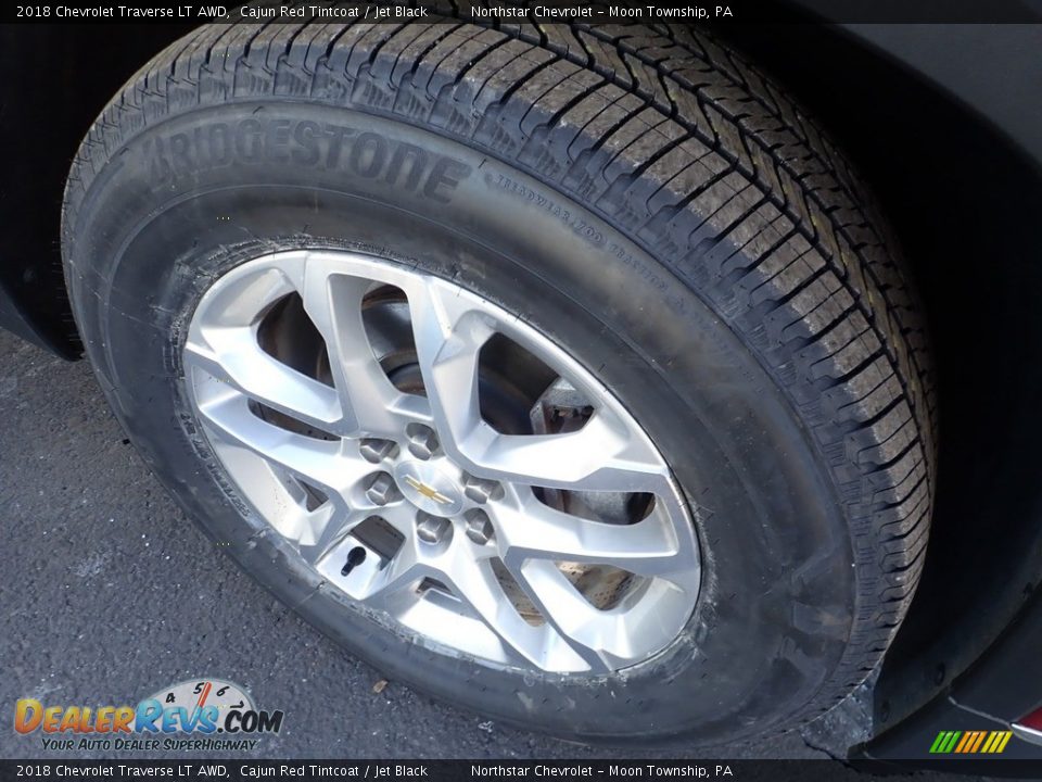 2018 Chevrolet Traverse LT AWD Cajun Red Tintcoat / Jet Black Photo #13