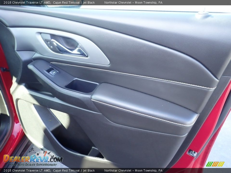 2018 Chevrolet Traverse LT AWD Cajun Red Tintcoat / Jet Black Photo #16