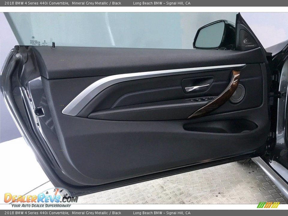 2018 BMW 4 Series 440i Convertible Mineral Grey Metallic / Black Photo #23
