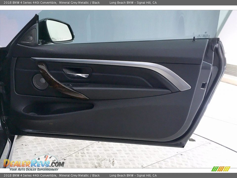 2018 BMW 4 Series 440i Convertible Mineral Grey Metallic / Black Photo #24