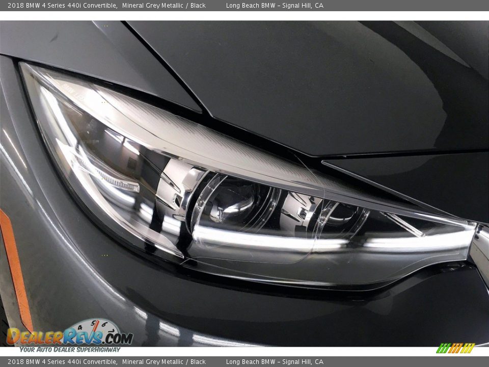 2018 BMW 4 Series 440i Convertible Mineral Grey Metallic / Black Photo #25