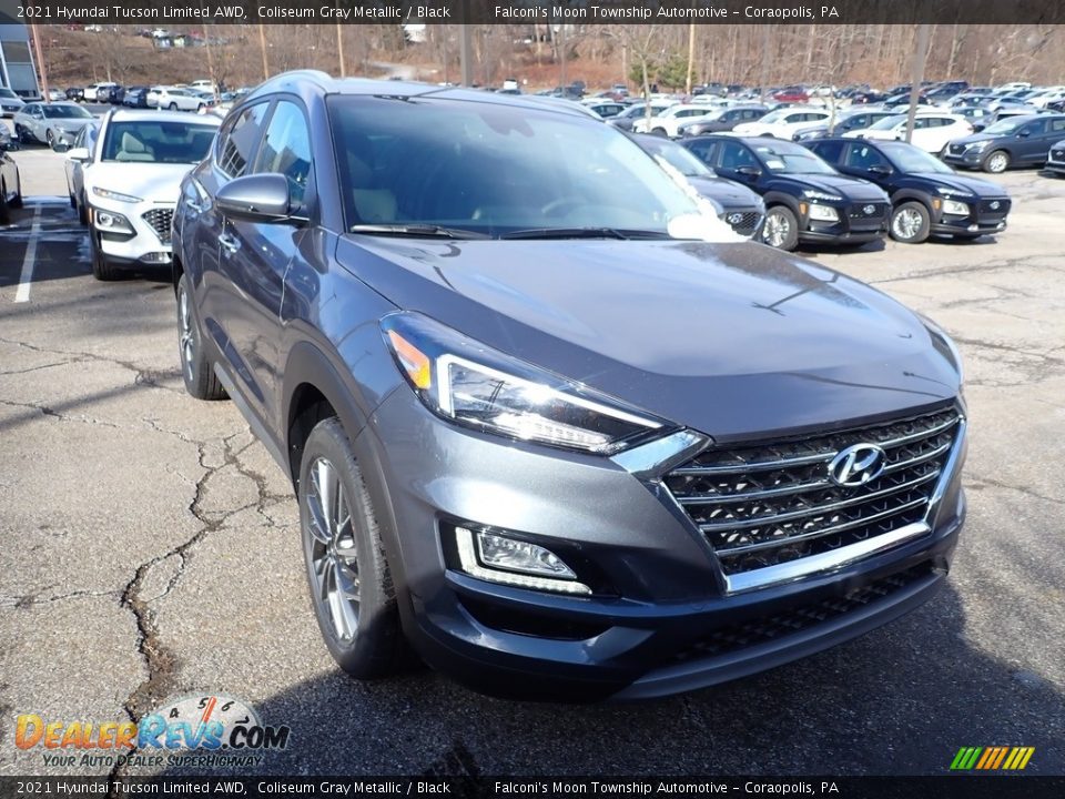 2021 Hyundai Tucson Limited AWD Coliseum Gray Metallic / Black Photo #3