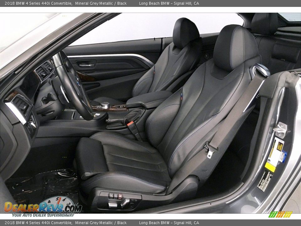 2018 BMW 4 Series 440i Convertible Mineral Grey Metallic / Black Photo #27