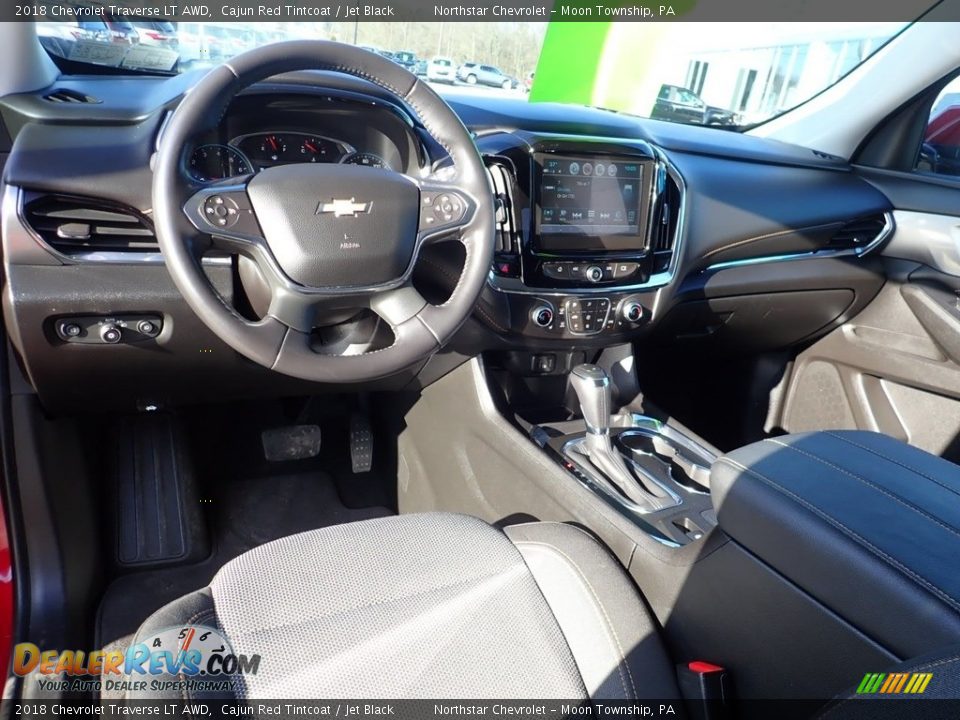 2018 Chevrolet Traverse LT AWD Cajun Red Tintcoat / Jet Black Photo #22