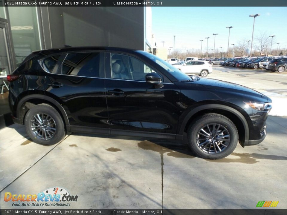 2021 Mazda CX-5 Touring AWD Jet Black Mica / Black Photo #3