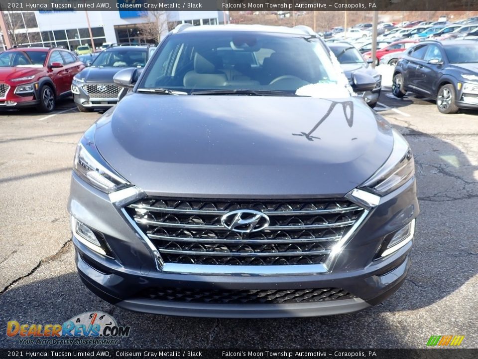 2021 Hyundai Tucson Limited AWD Coliseum Gray Metallic / Black Photo #4