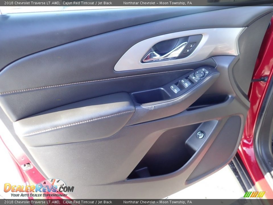 2018 Chevrolet Traverse LT AWD Cajun Red Tintcoat / Jet Black Photo #24