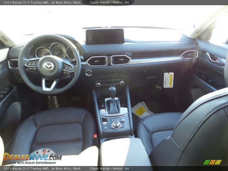 2021 Mazda CX-5 Touring AWD Jet Black Mica / Black Photo #5