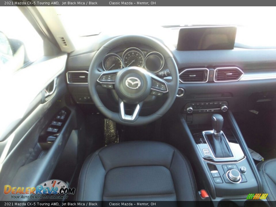 2021 Mazda CX-5 Touring AWD Jet Black Mica / Black Photo #6