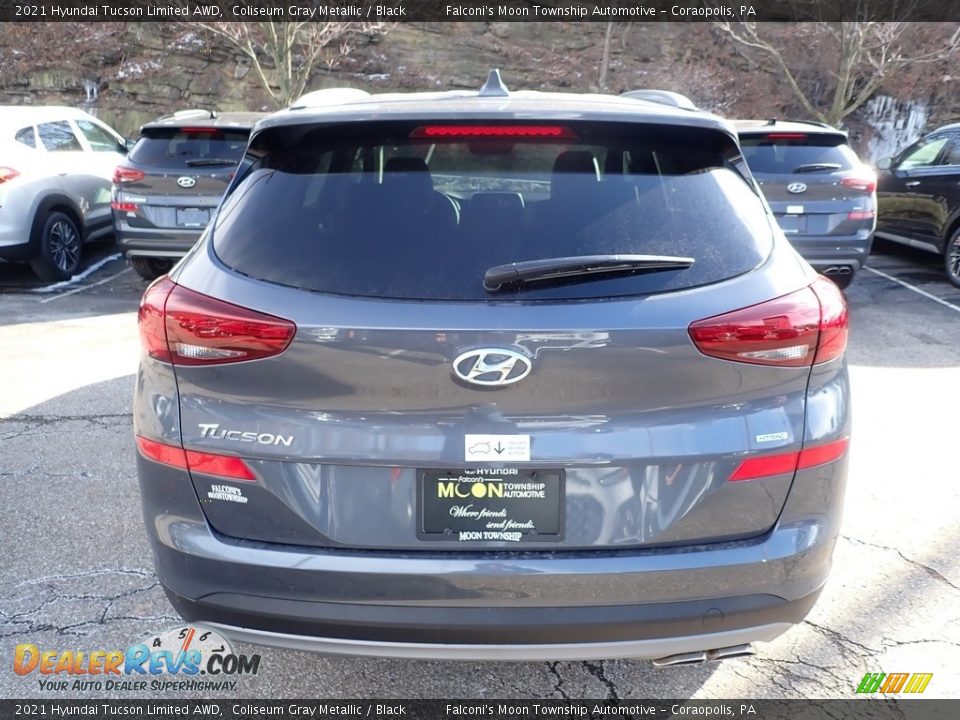 2021 Hyundai Tucson Limited AWD Coliseum Gray Metallic / Black Photo #7