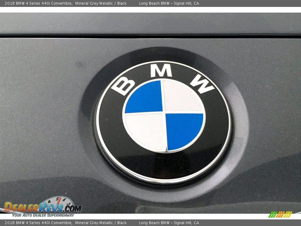 2018 BMW 4 Series 440i Convertible Mineral Grey Metallic / Black Photo #31