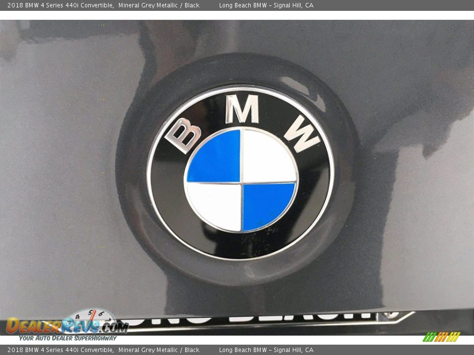 2018 BMW 4 Series 440i Convertible Mineral Grey Metallic / Black Photo #32