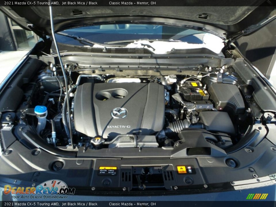 2021 Mazda CX-5 Touring AWD Jet Black Mica / Black Photo #8