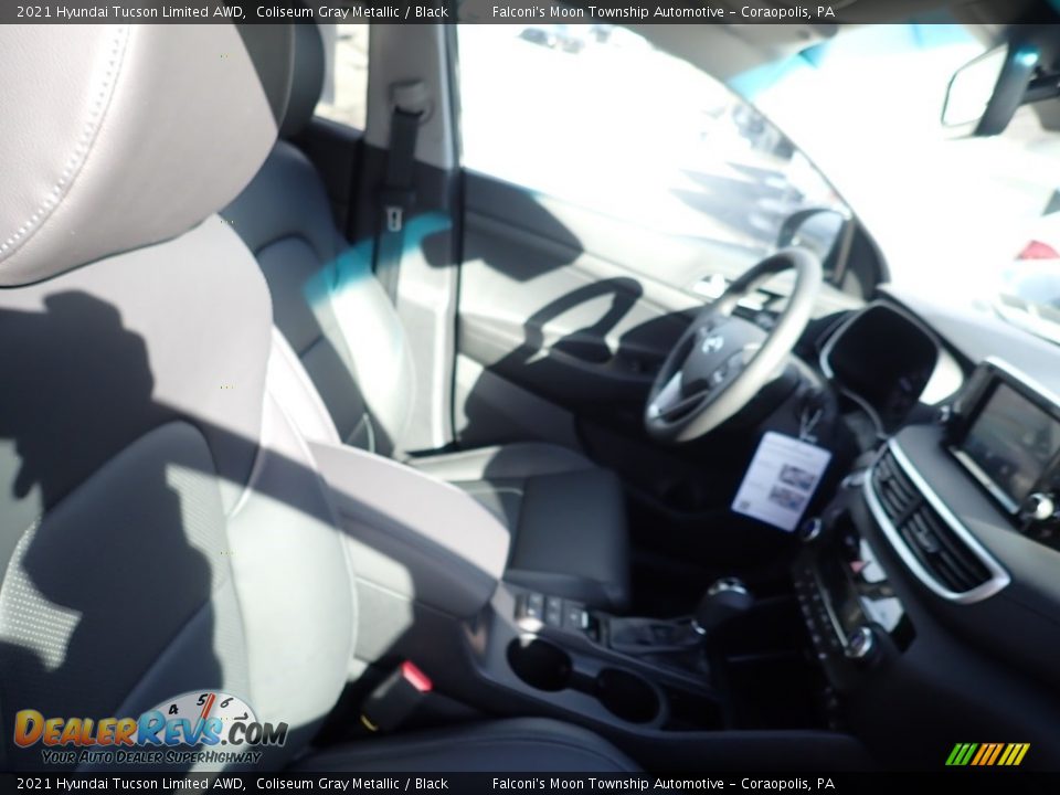 2021 Hyundai Tucson Limited AWD Coliseum Gray Metallic / Black Photo #9