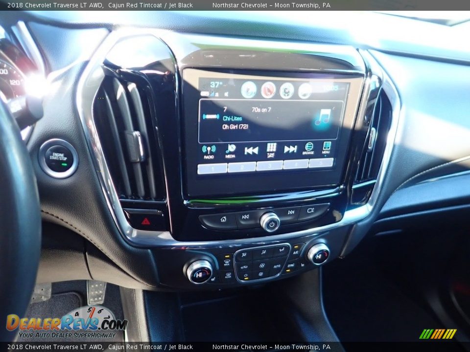 2018 Chevrolet Traverse LT AWD Cajun Red Tintcoat / Jet Black Photo #27