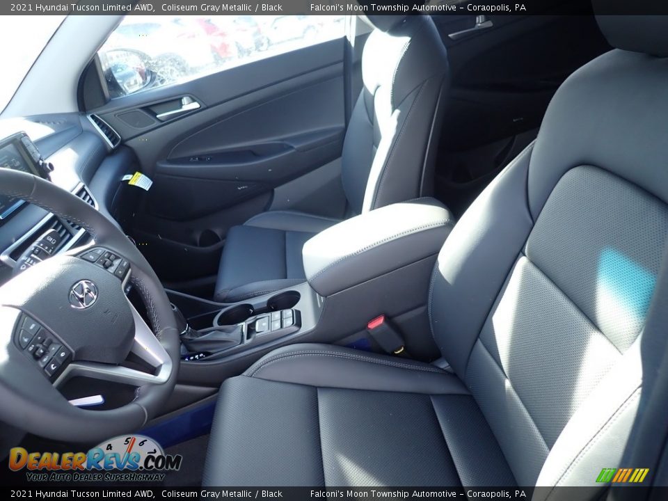 2021 Hyundai Tucson Limited AWD Coliseum Gray Metallic / Black Photo #12