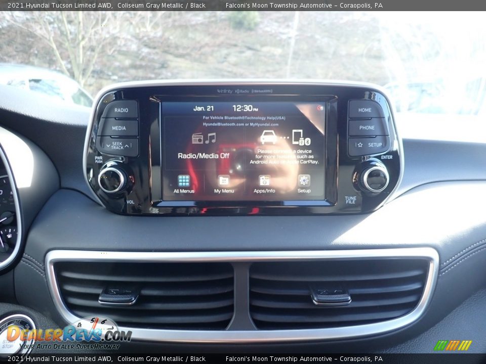 2021 Hyundai Tucson Limited AWD Coliseum Gray Metallic / Black Photo #14