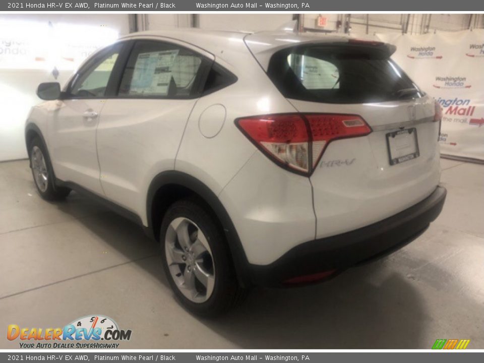 2021 Honda HR-V EX AWD Platinum White Pearl / Black Photo #4