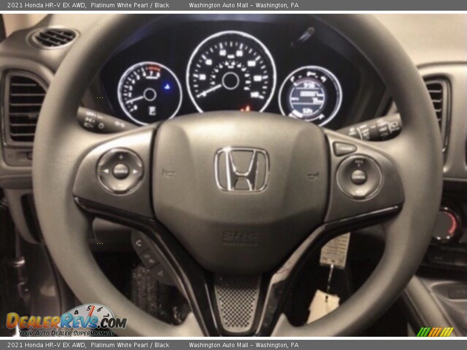2021 Honda HR-V EX AWD Platinum White Pearl / Black Photo #7