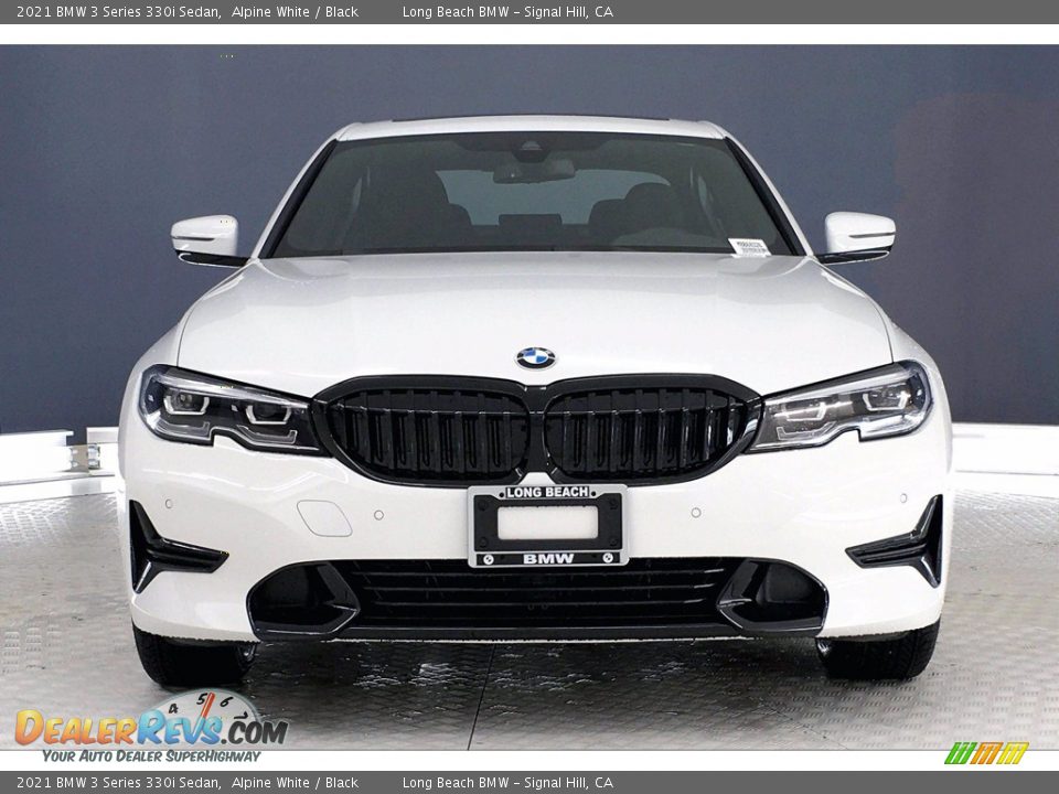 2021 BMW 3 Series 330i Sedan Alpine White / Black Photo #2