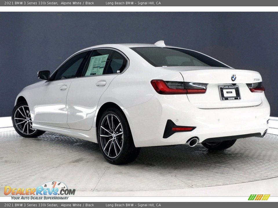 2021 BMW 3 Series 330i Sedan Alpine White / Black Photo #3