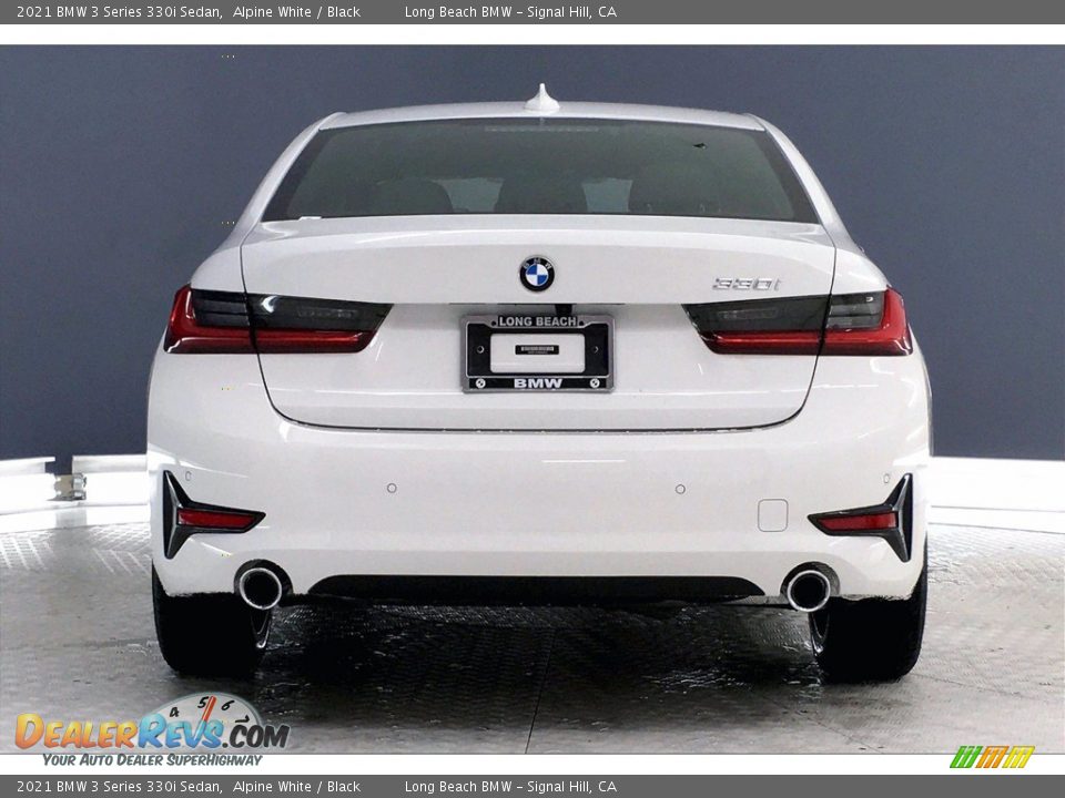 2021 BMW 3 Series 330i Sedan Alpine White / Black Photo #4