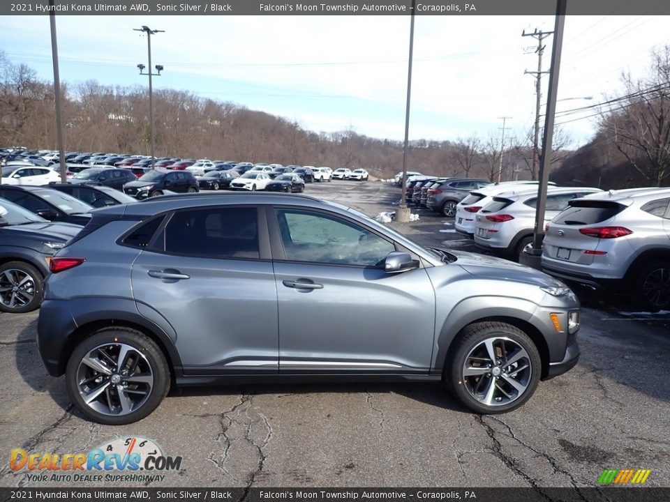 2021 Hyundai Kona Ultimate AWD Sonic Silver / Black Photo #1