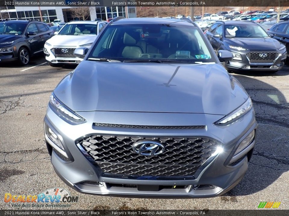 2021 Hyundai Kona Ultimate AWD Sonic Silver / Black Photo #4