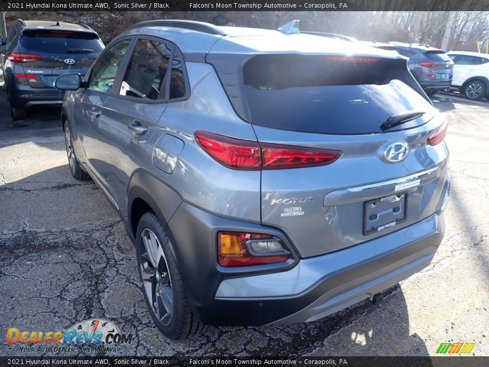 2021 Hyundai Kona Ultimate AWD Sonic Silver / Black Photo #6